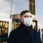 Man wearing a mask